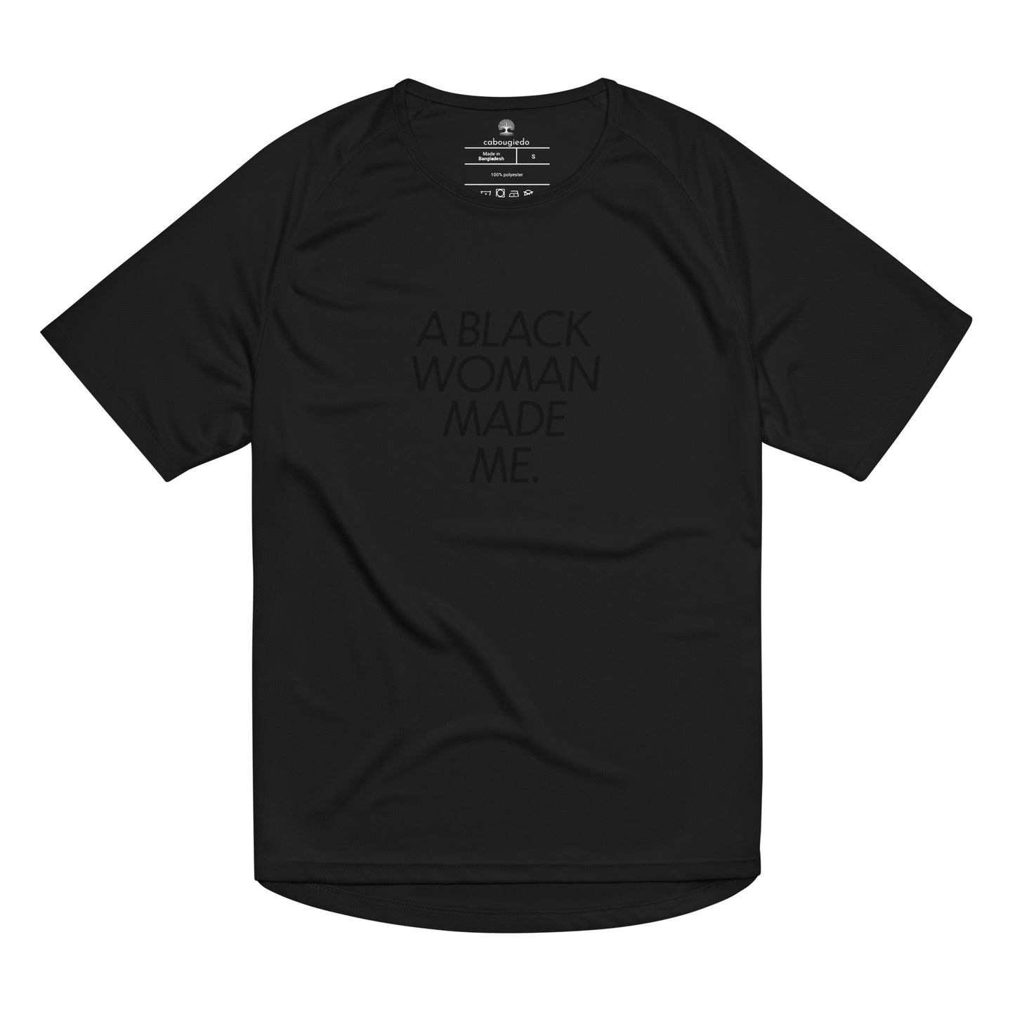 Unisex sports jersey - A Black Woman Made Me