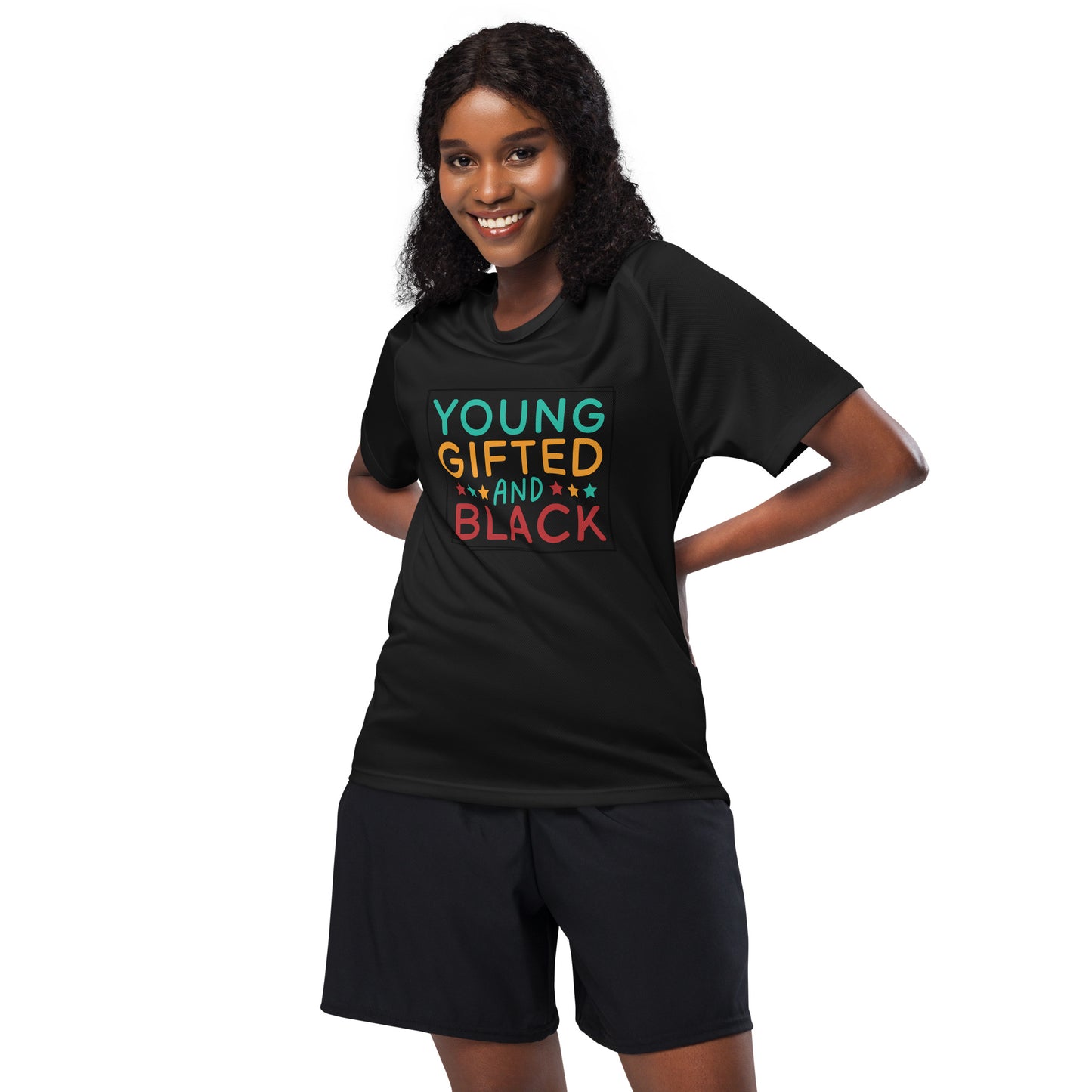 Unisex sports jersey - Young Gifted and Black