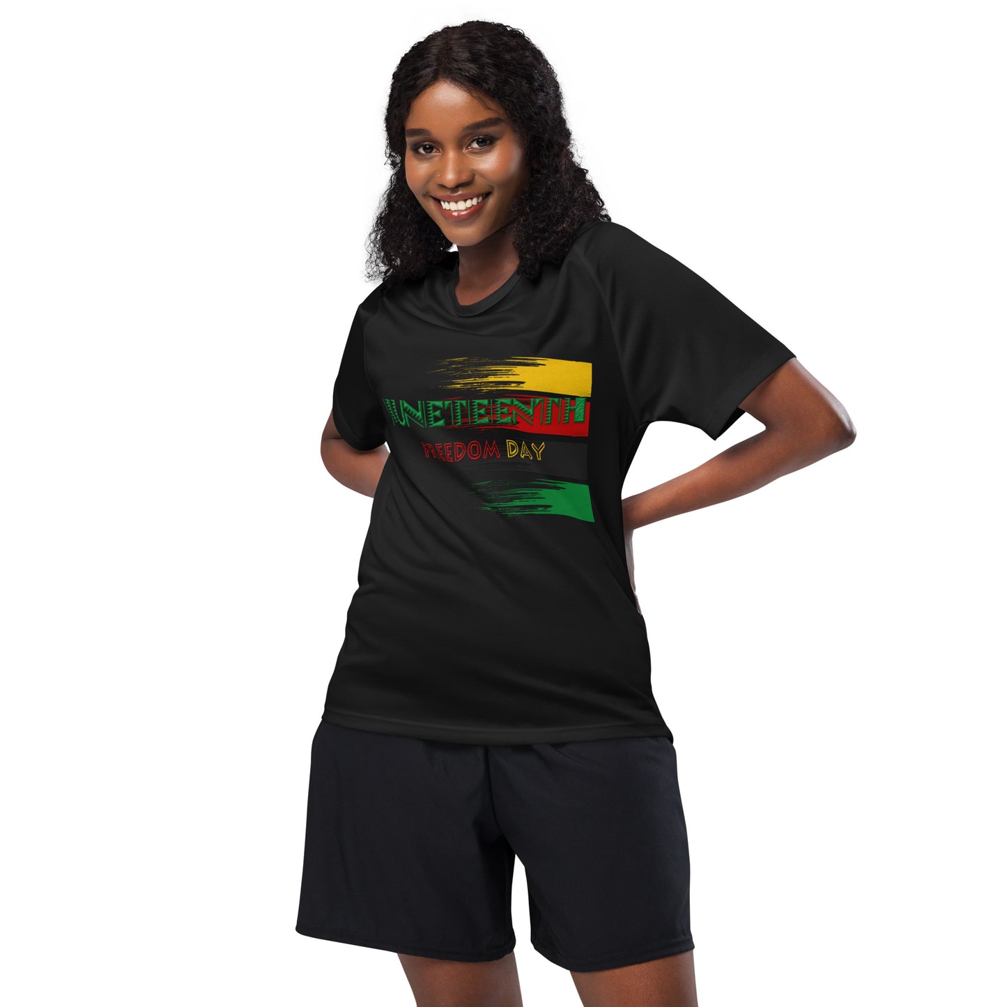 Unisex sports jersey - Juneteenth Freedom Paint Splash