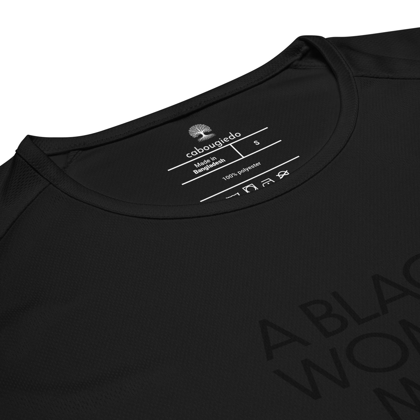 Unisex sports jersey - A Black Woman Made Me