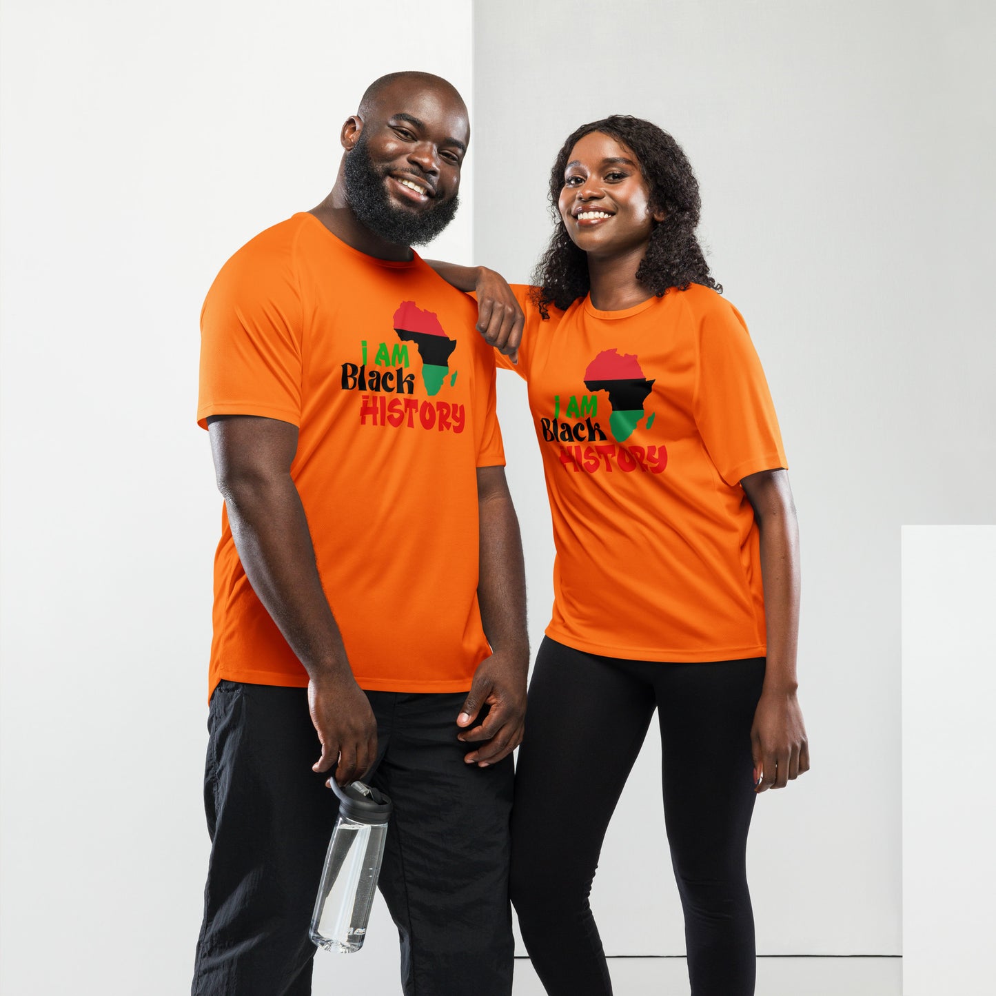 Unisex sports jersey - I Am Black HIstory