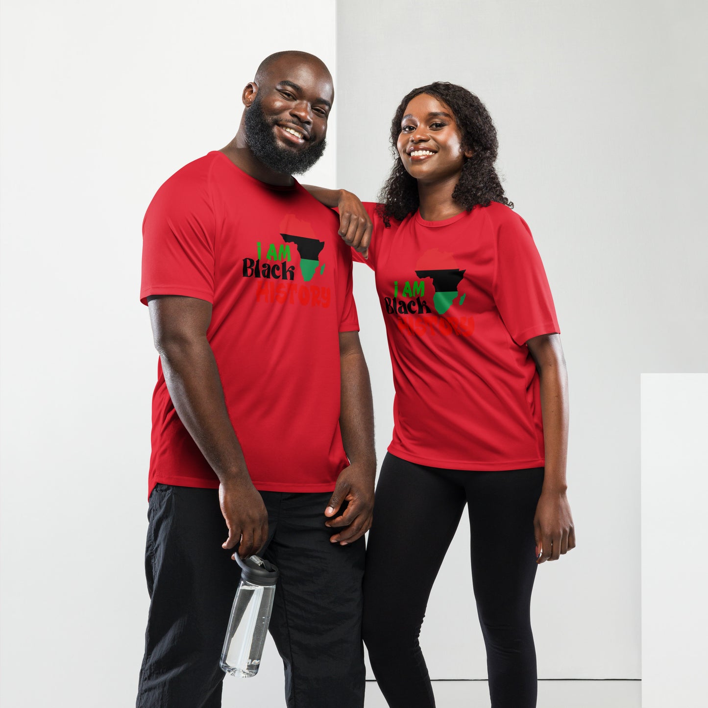 Unisex sports jersey - I Am Black HIstory