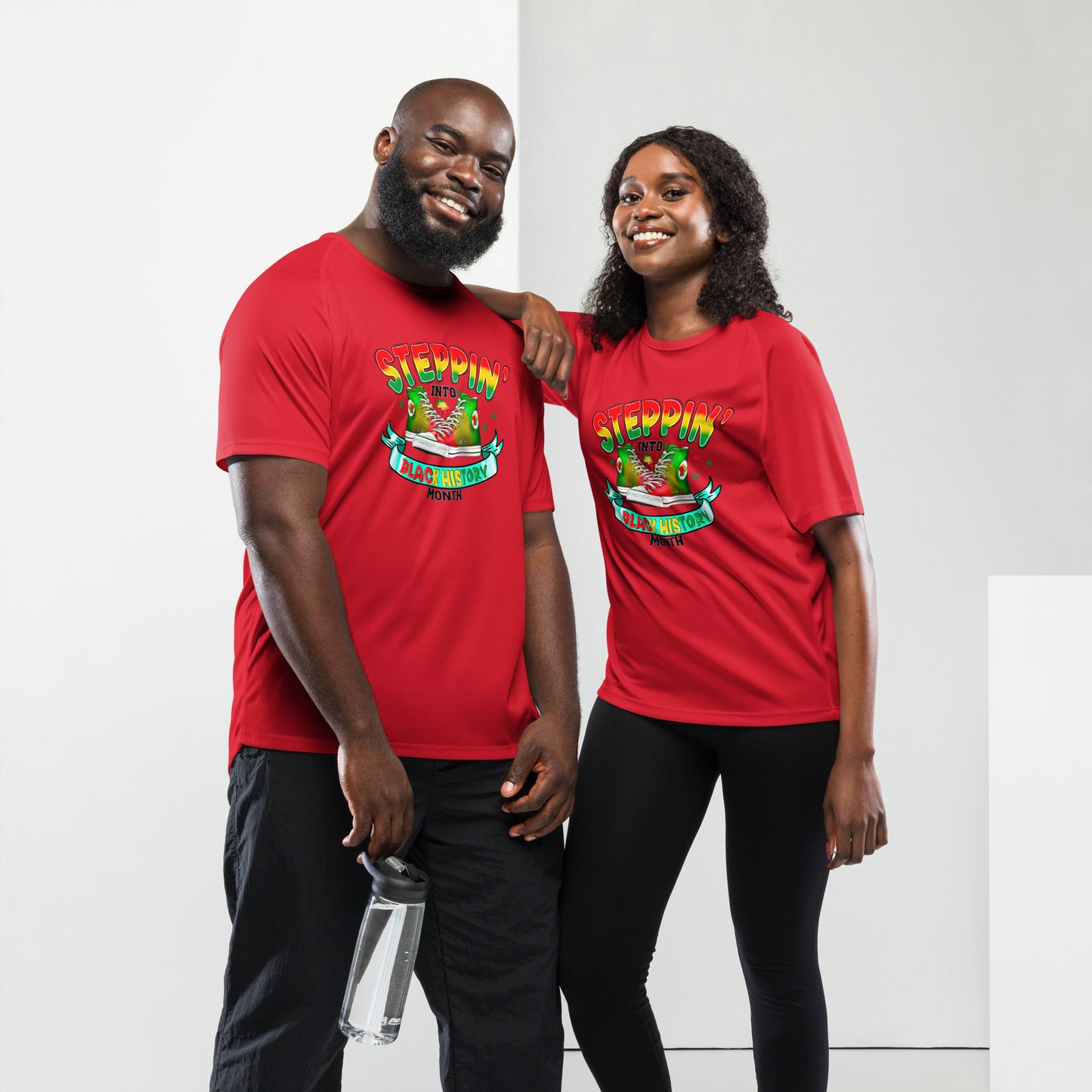 Unisex sports jersey - Steppin Into Black History Month