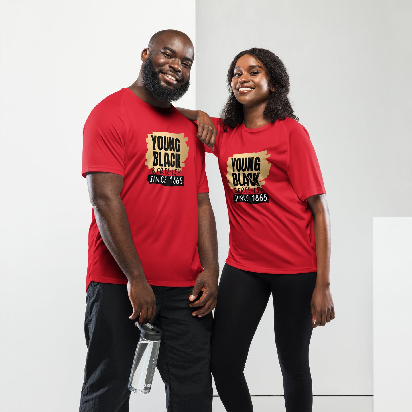 Unisex sports jersey - Juneteenth Young Gifted and Freeish 1865