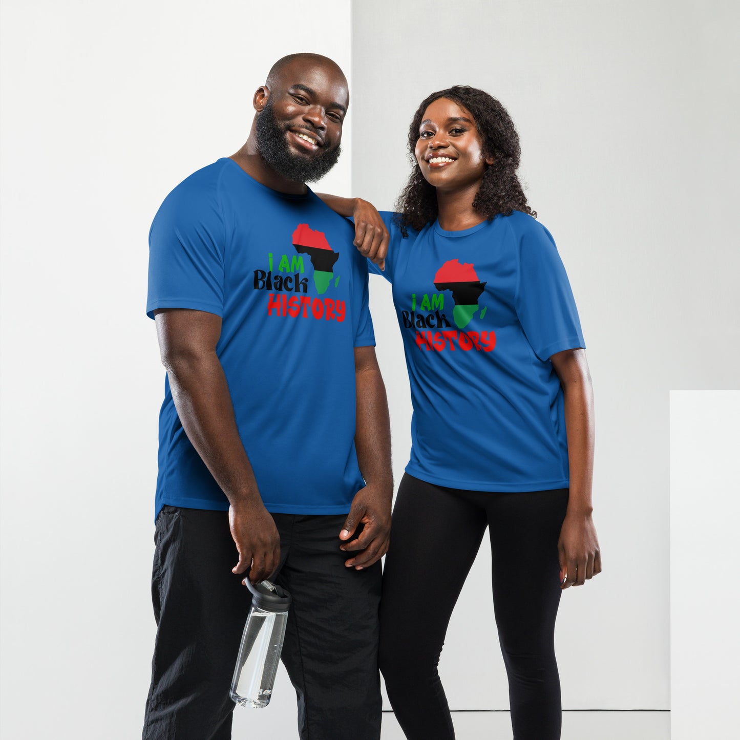 Unisex sports jersey - I Am Black HIstory