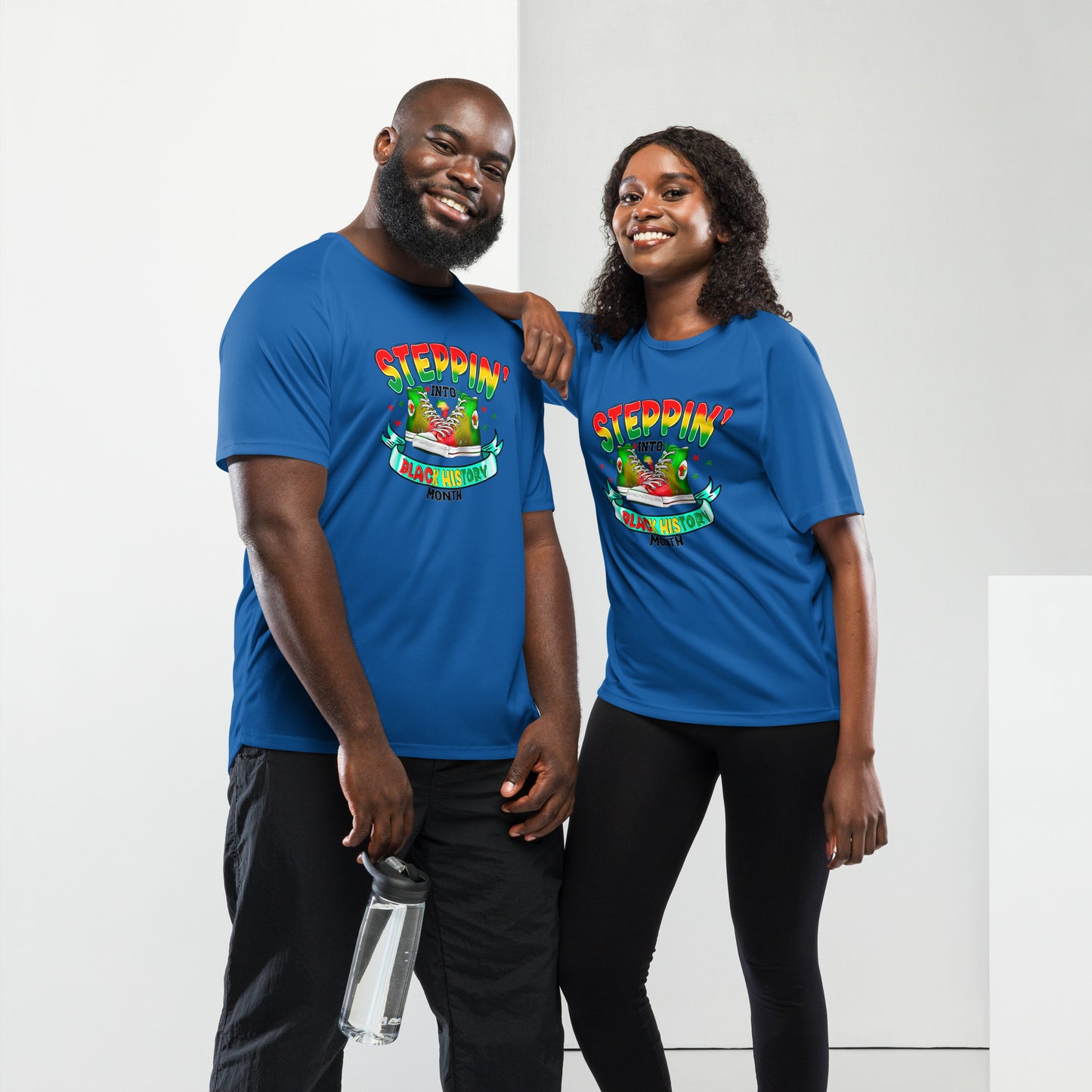 Unisex sports jersey - Steppin Into Black History Month