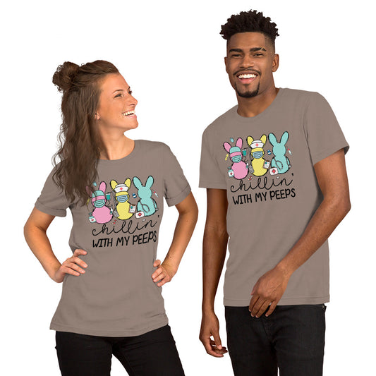 Unisex t-shirt - Chillin' With My Peeps