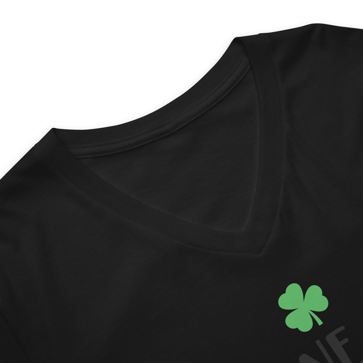 Unisex Short Sleeve V-Neck T-Shirt - St Patty's Day One Lucky Mama