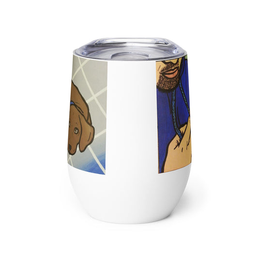 Wine tumbler - Stanford and Samantha Love at 1st Sight