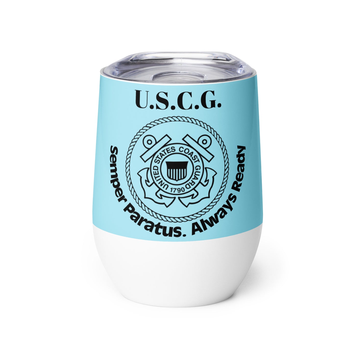 Wine tumbler - United States Coast Guard