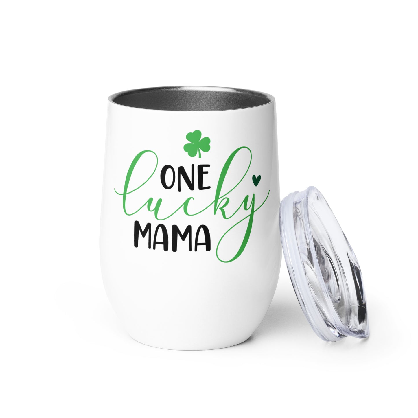 Wine tumbler - St Patty's Day One Lucky Mama