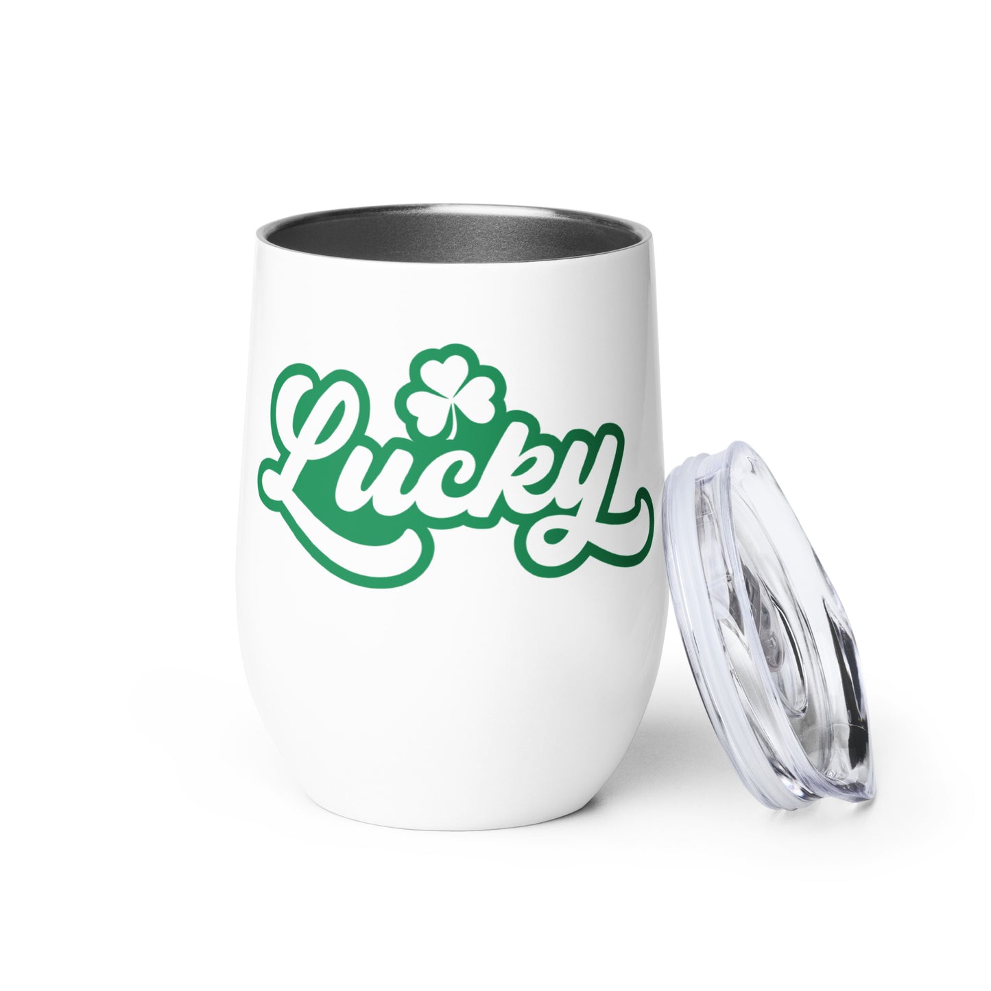 Wine tumbler - St Patty's Day Lucky