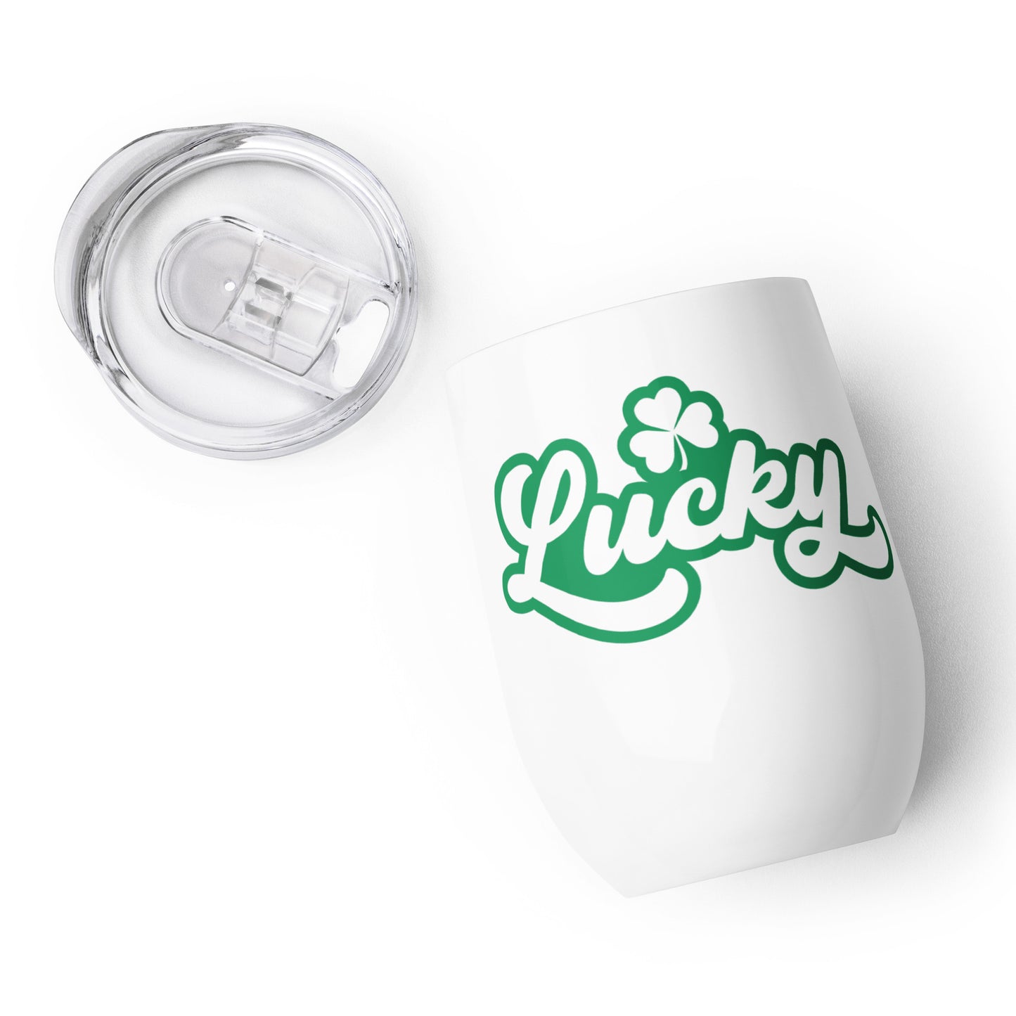 Wine tumbler - St Patty's Day Lucky