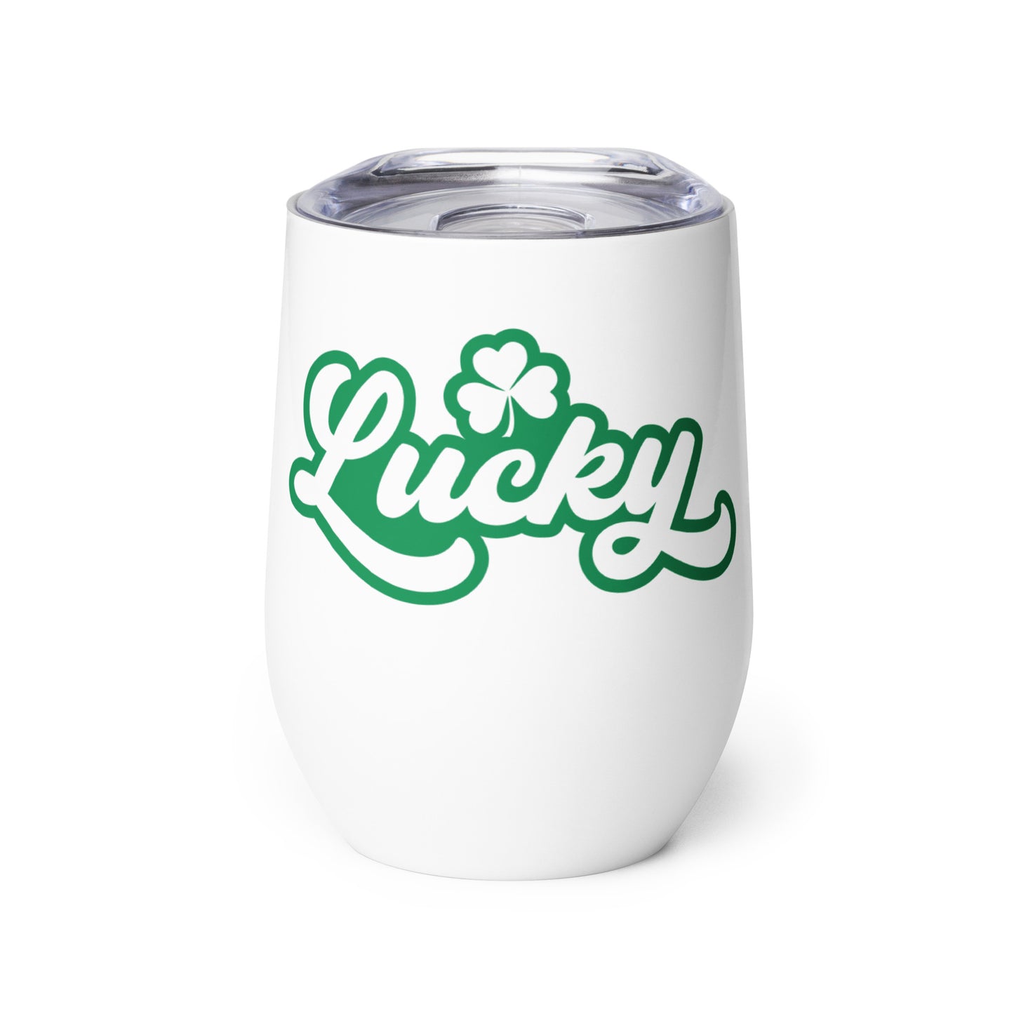 Wine tumbler - St Patty's Day Lucky