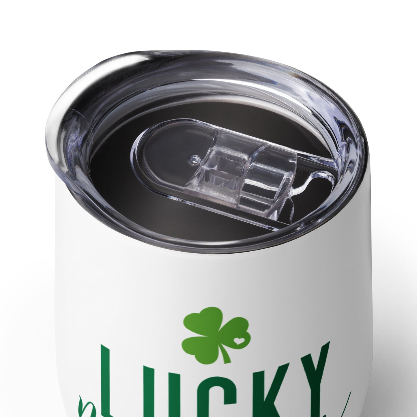 Wine tumbler - St Patty's Day Lucky Mama