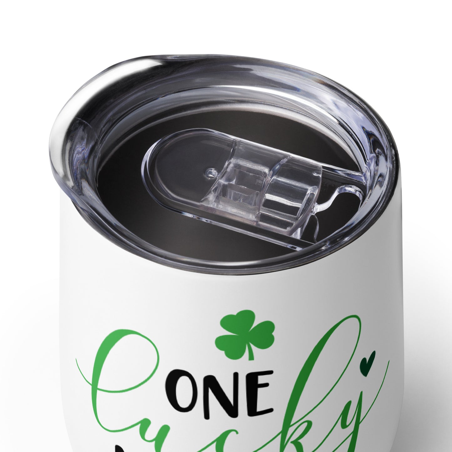 Wine tumbler - St Patty's Day One Lucky Mama