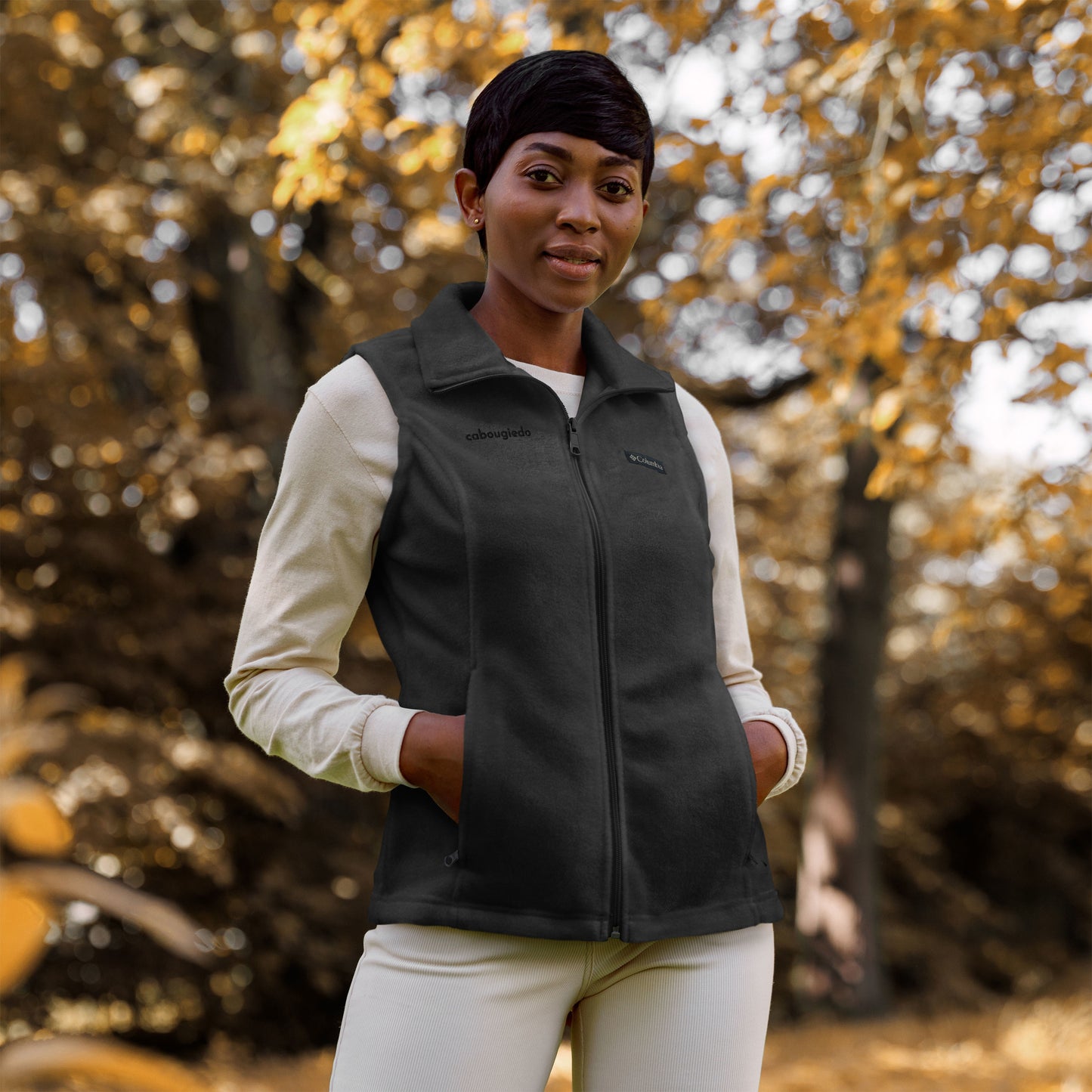 Women’s Columbia fleece vest - CaBougieDo