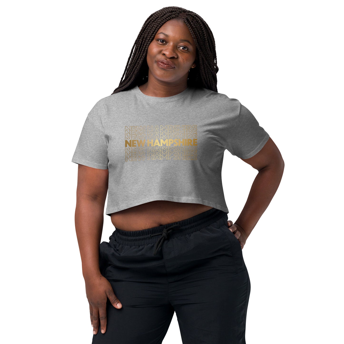 Women’s crop top - New Hampshire (G)