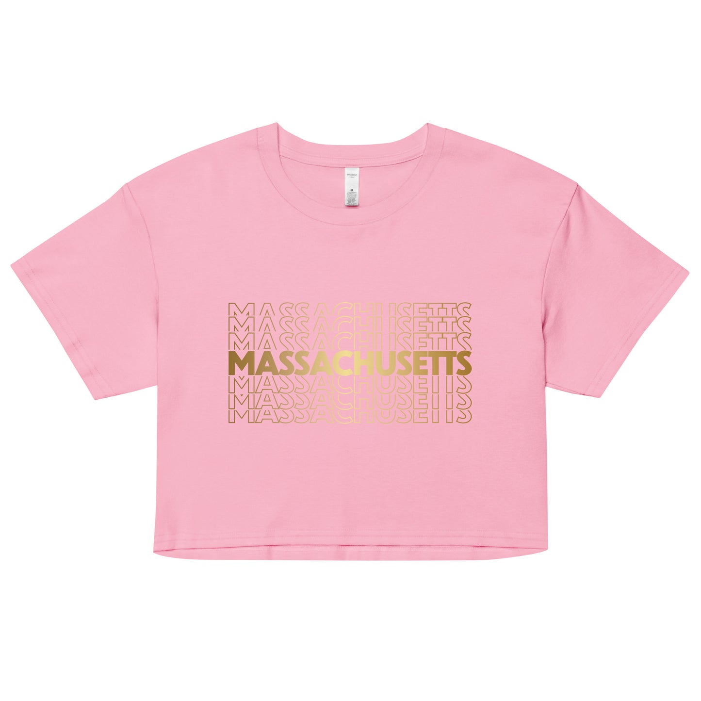 Women’s crop top - Massachusetts (G)