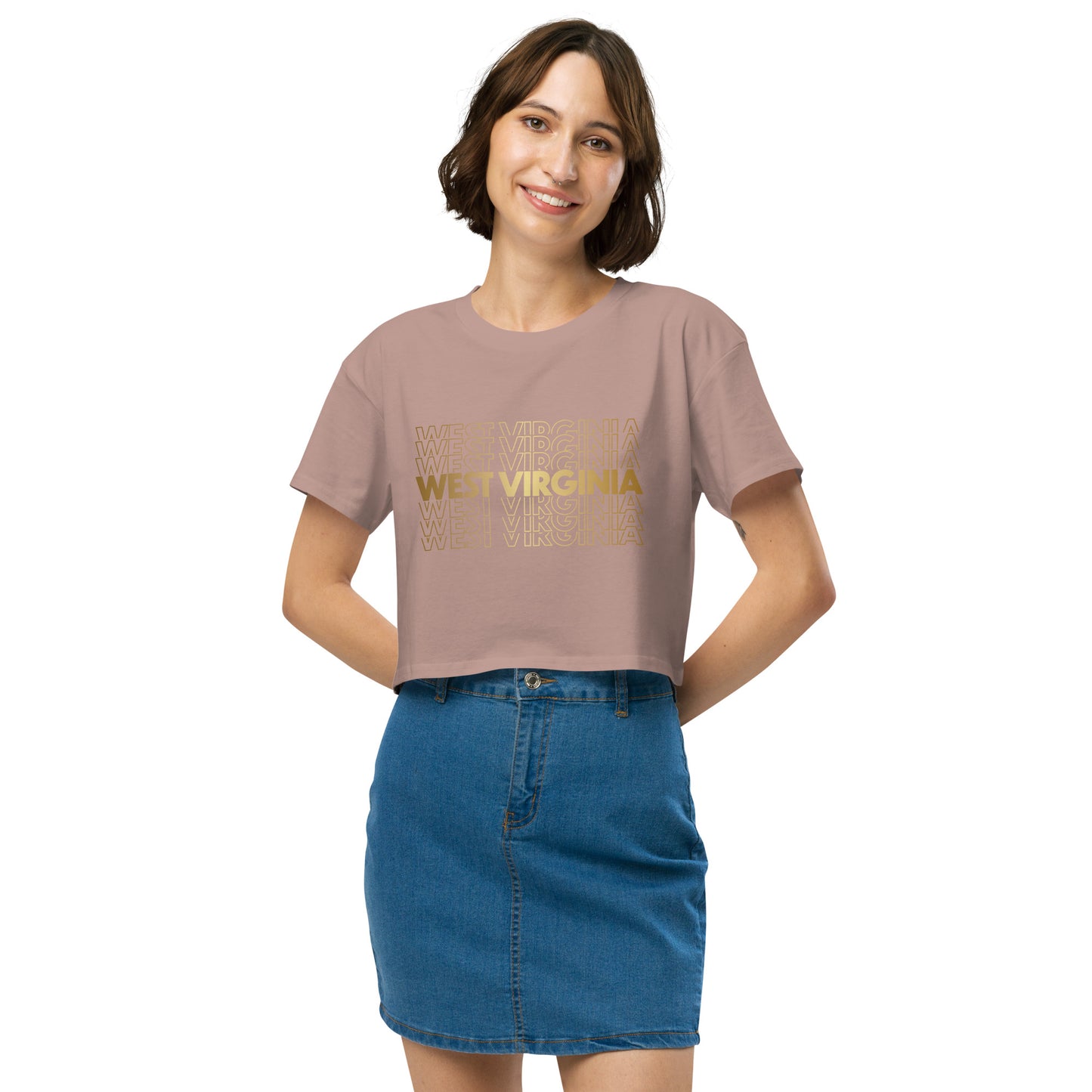 Women’s crop top - West Virginia (G)