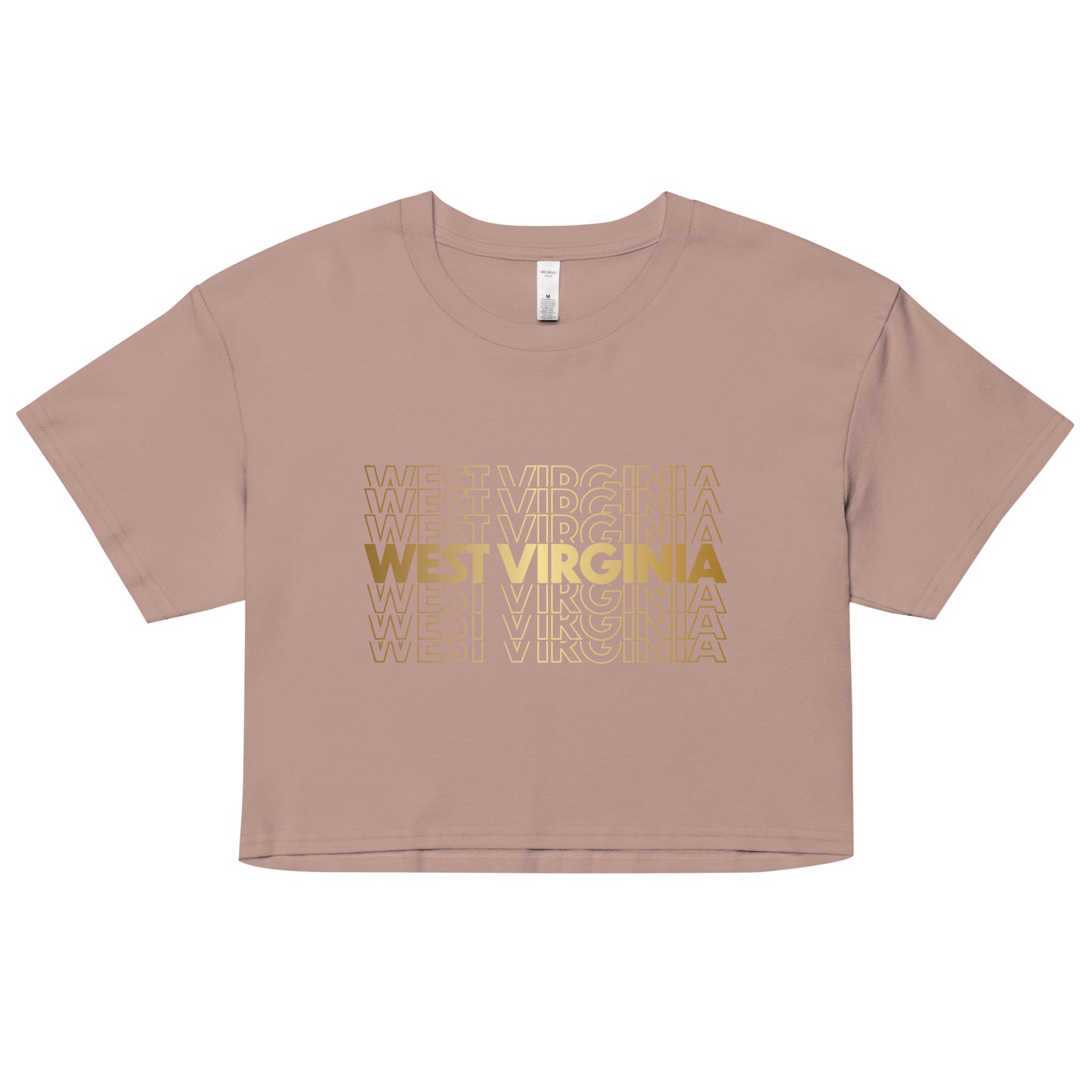 Women’s crop top - West Virginia (G)