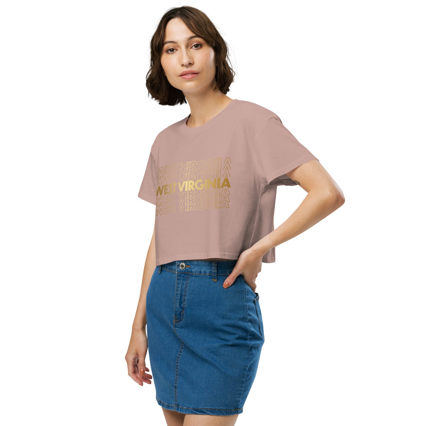 Women’s crop top - West Virginia (G)