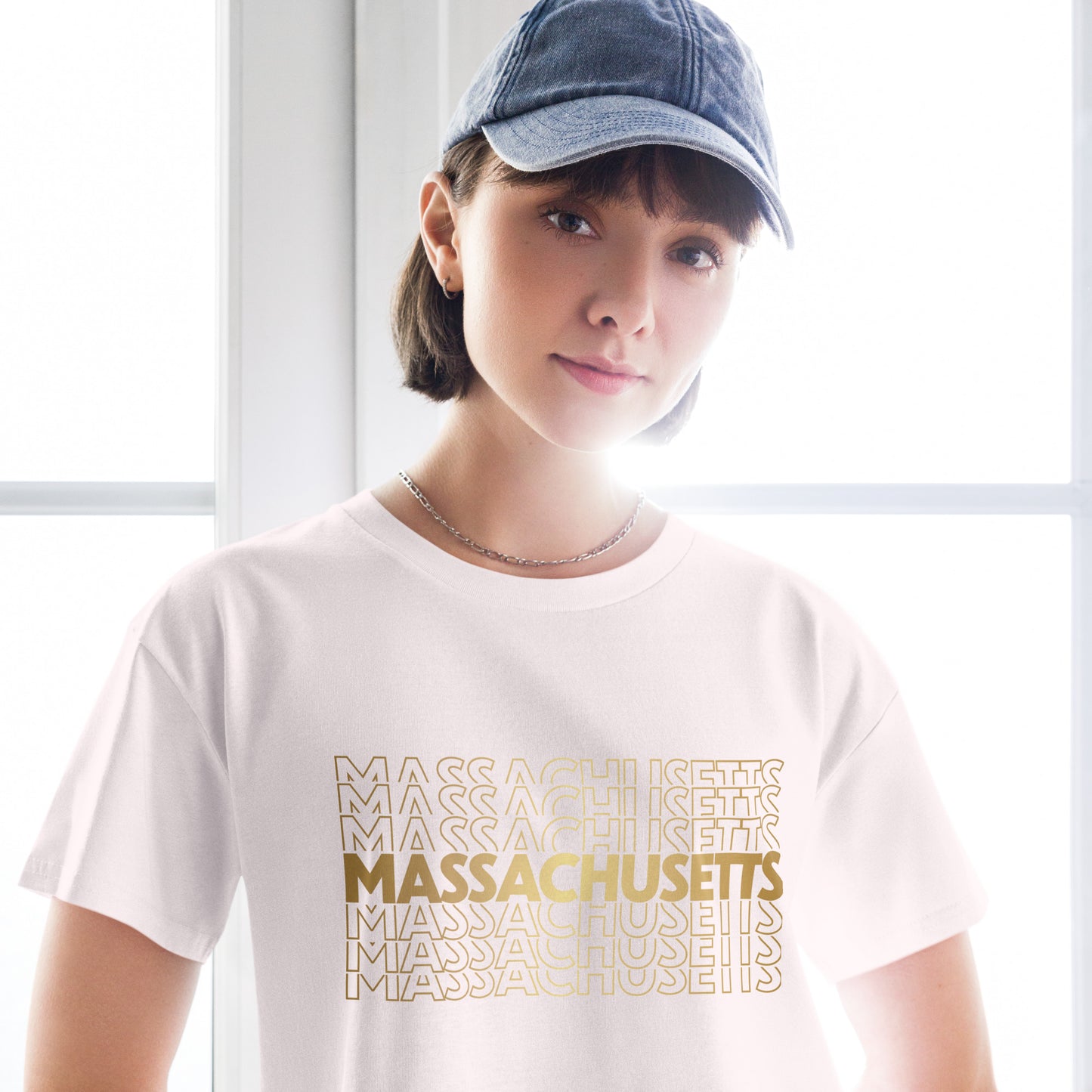 Women’s crop top - Massachusetts (G)