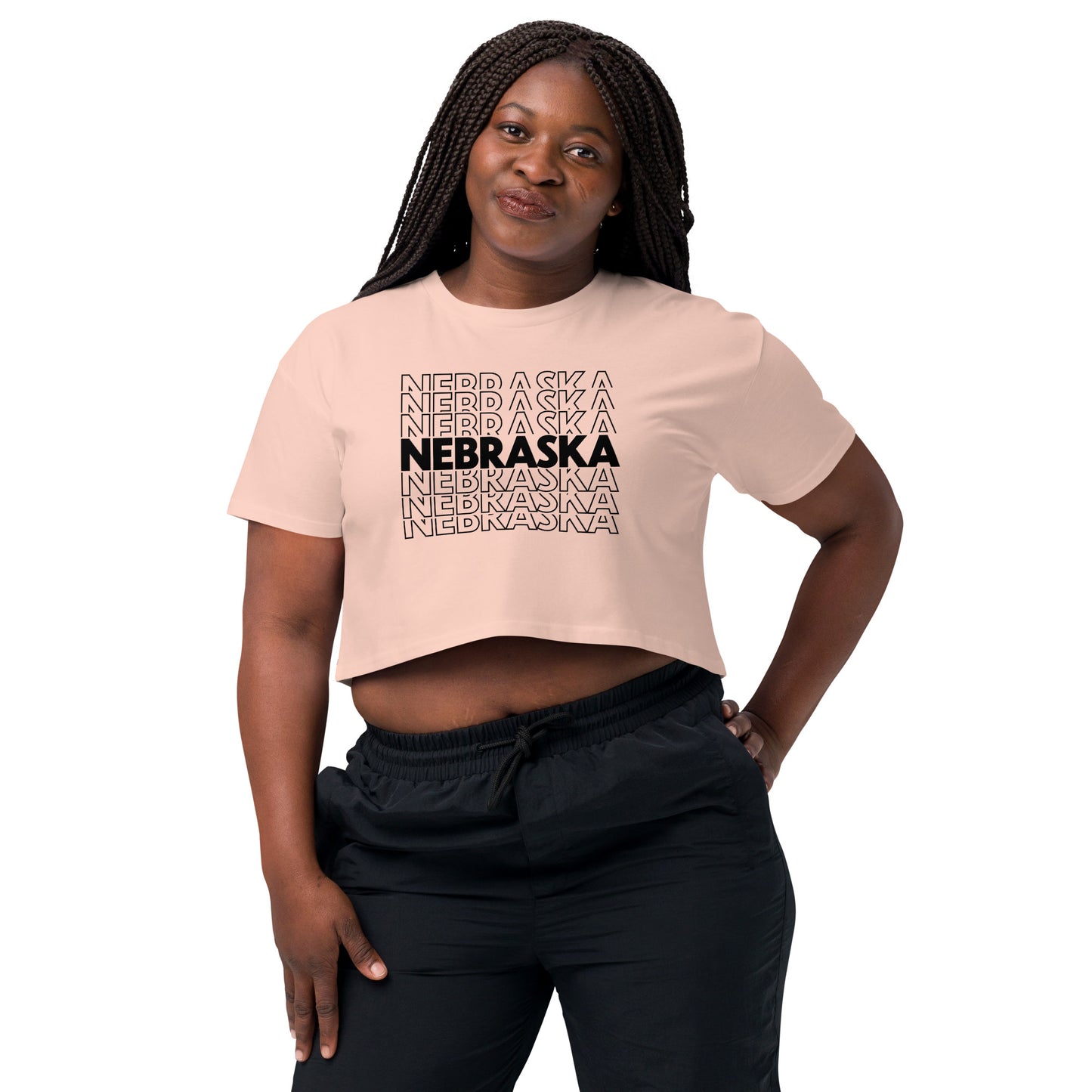 Women’s crop top - Nebraska (B)