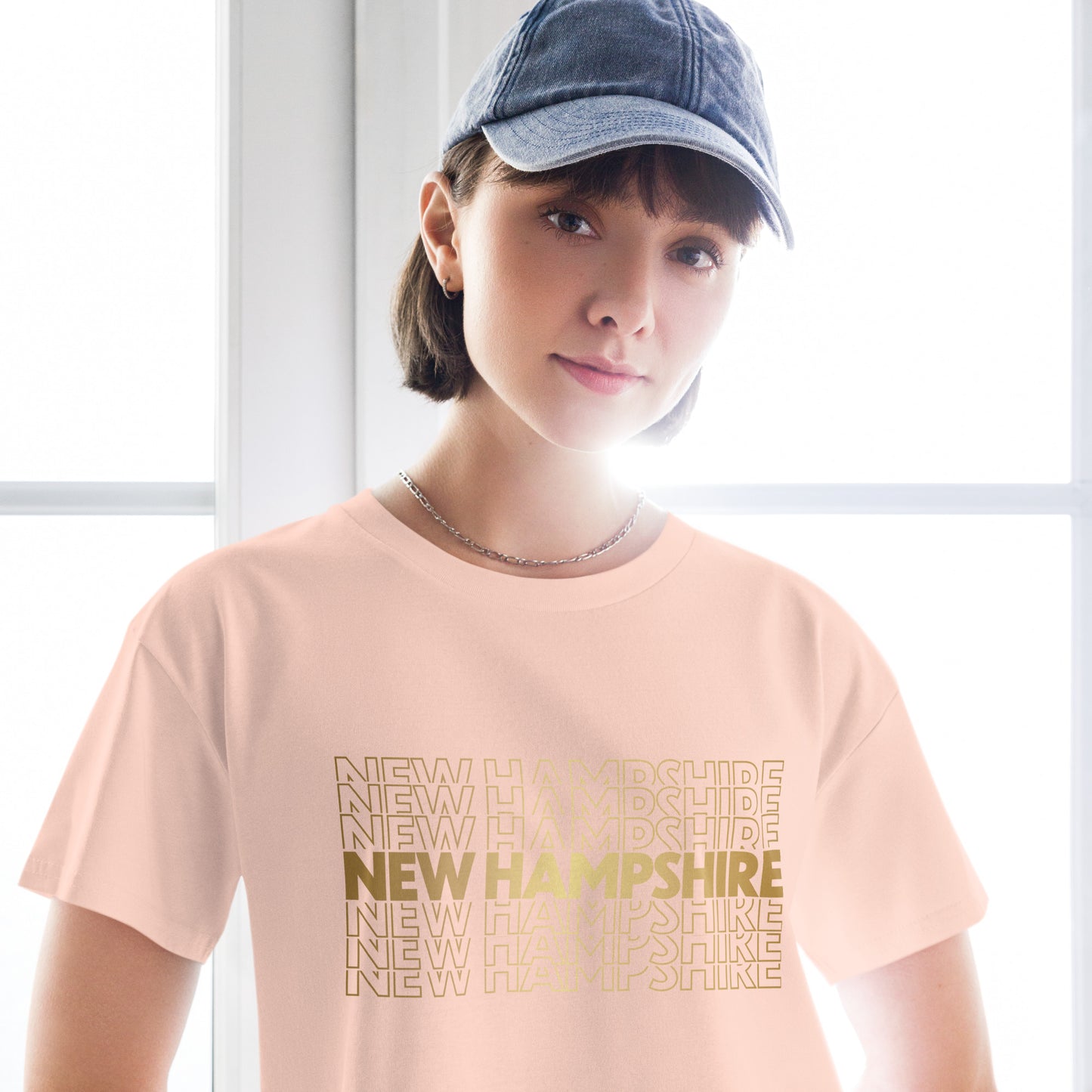 Women’s crop top - New Hampshire (G)