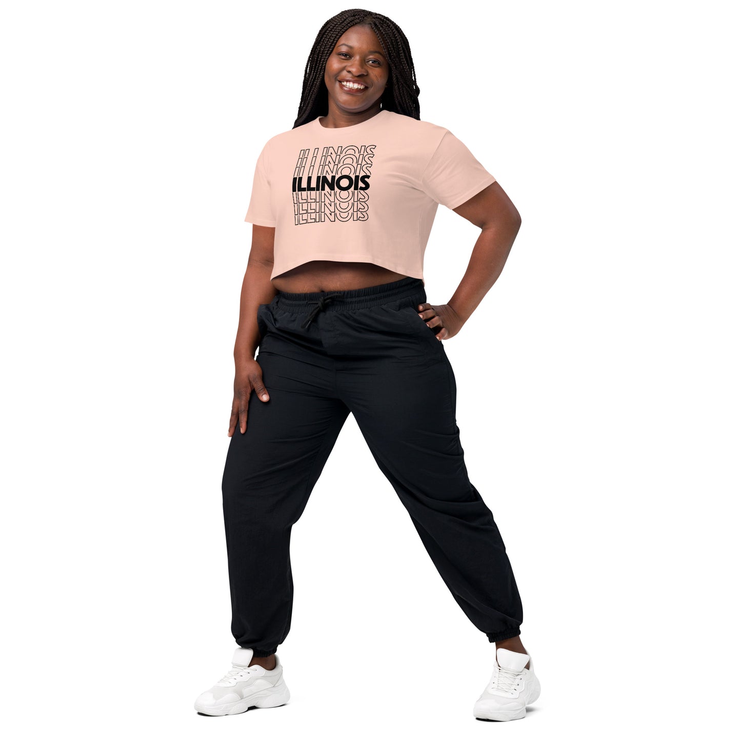 Women’s crop top - Illinois (B)