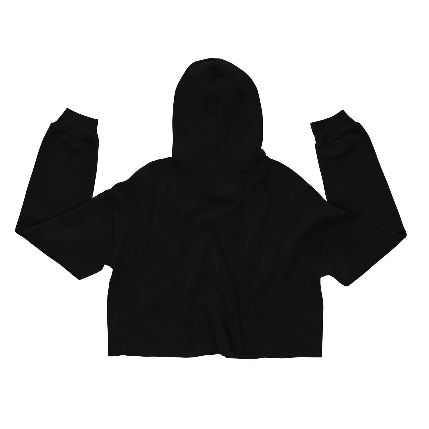 Crop Hoodie - CaBougieDo in Black