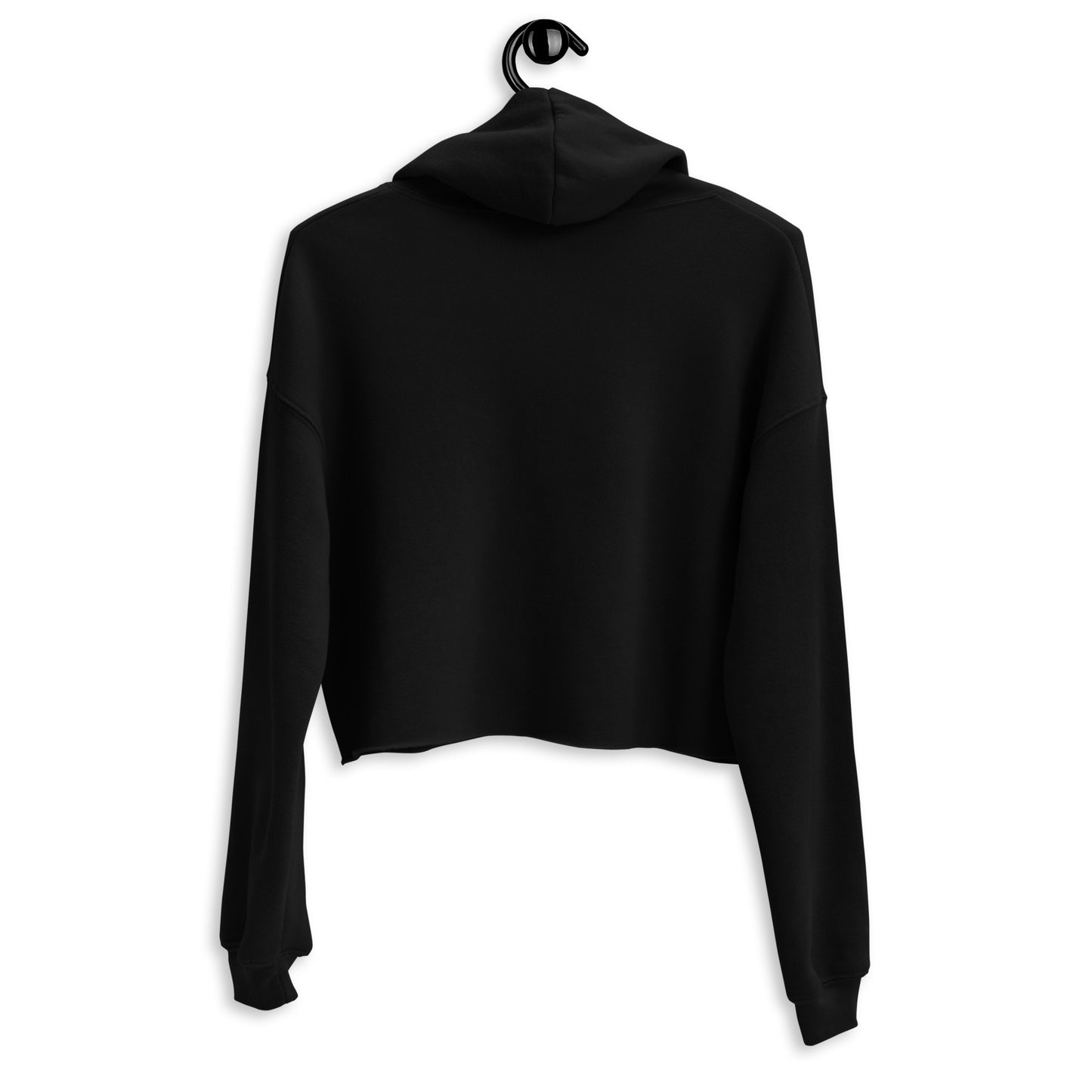 Crop Hoodie - CaBougieDo in Black