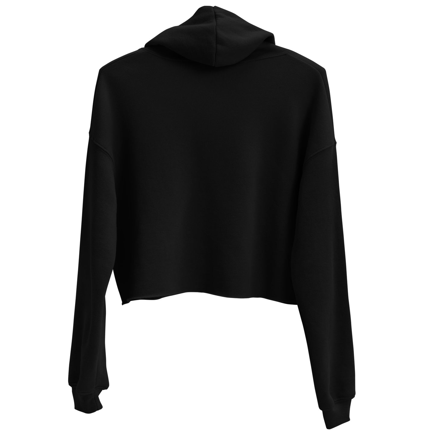 Crop Hoodie - CaBougieDo in Black