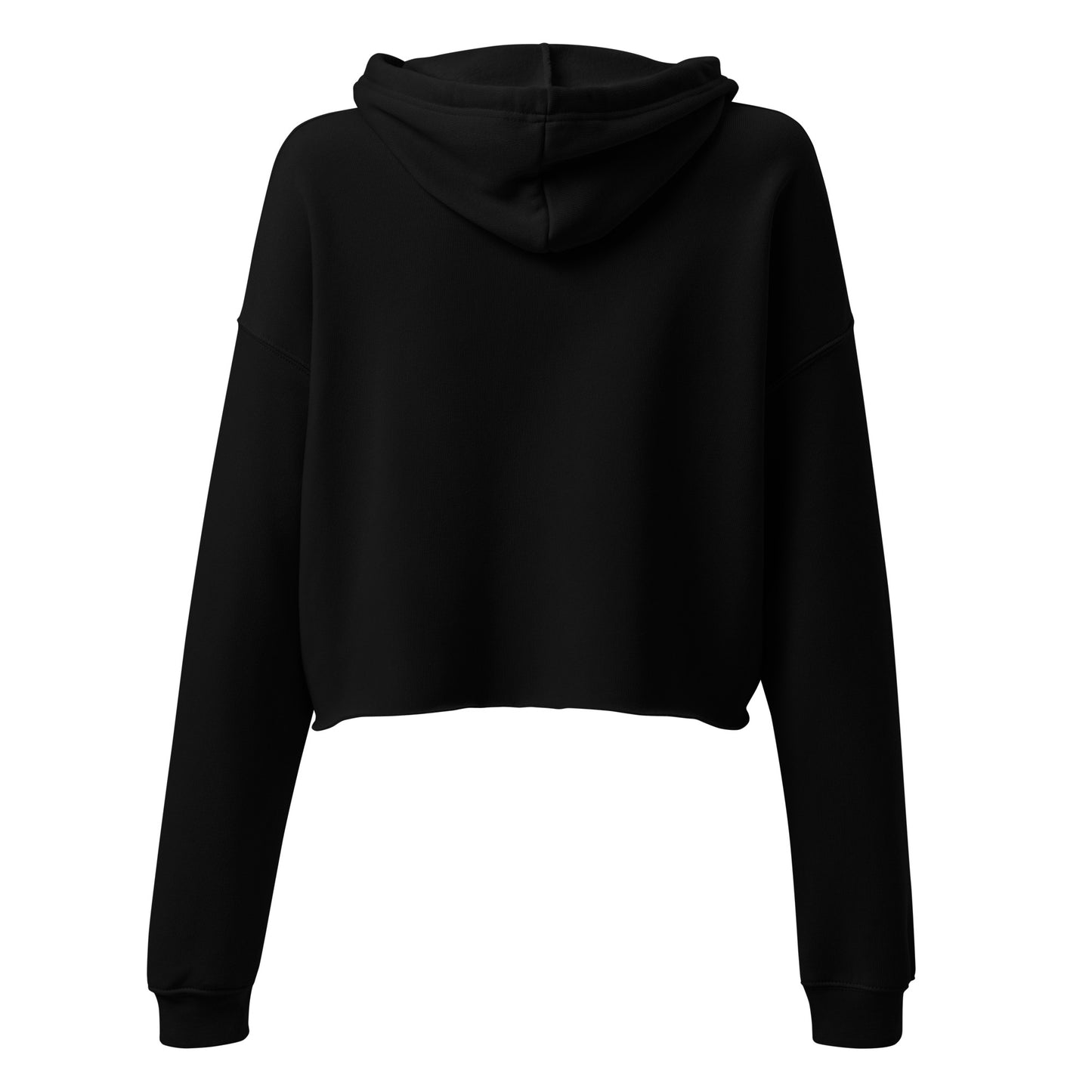 Crop Hoodie - CaBougieDo in Black