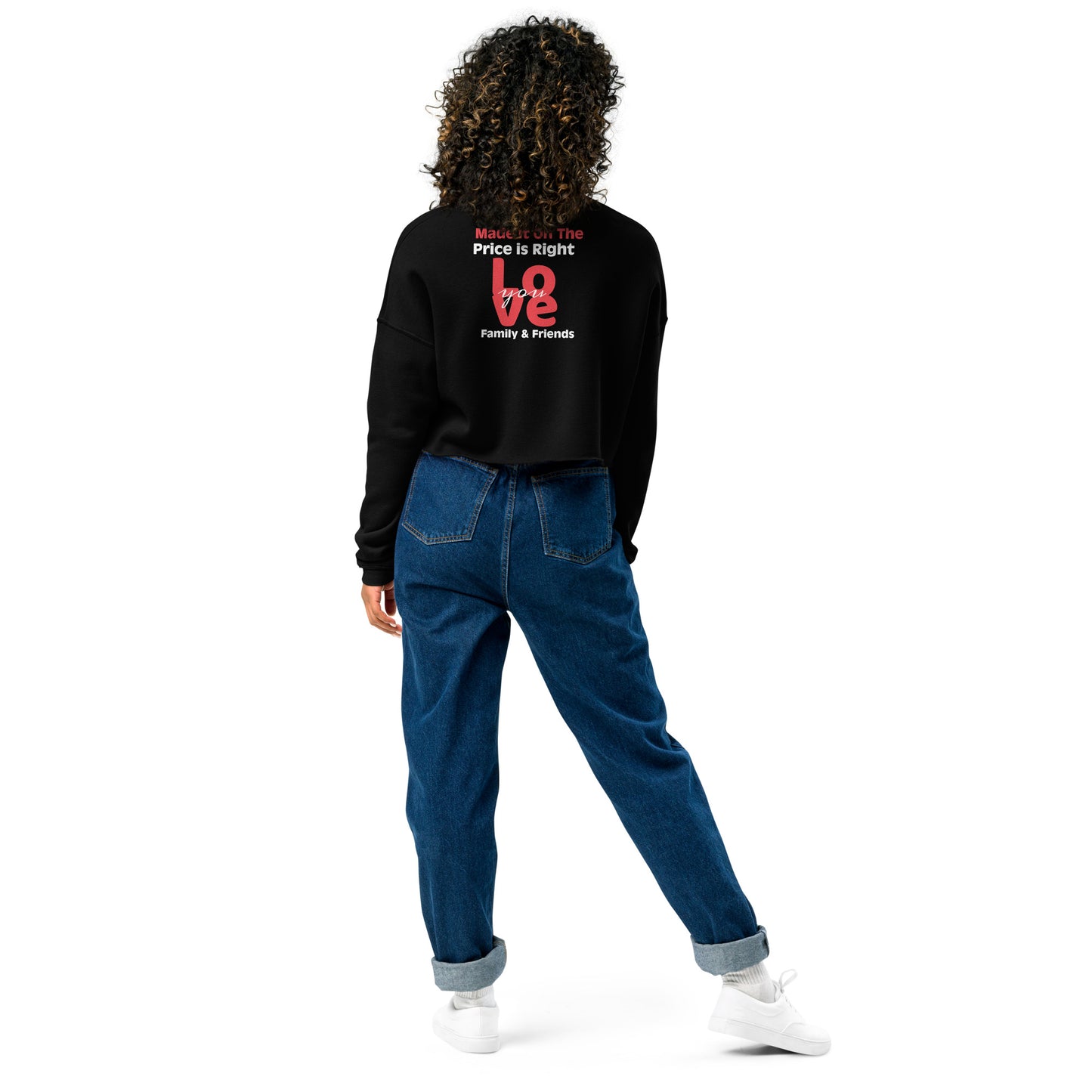 Crop Sweatshirt - The Price Is Right - Spin The Wheel