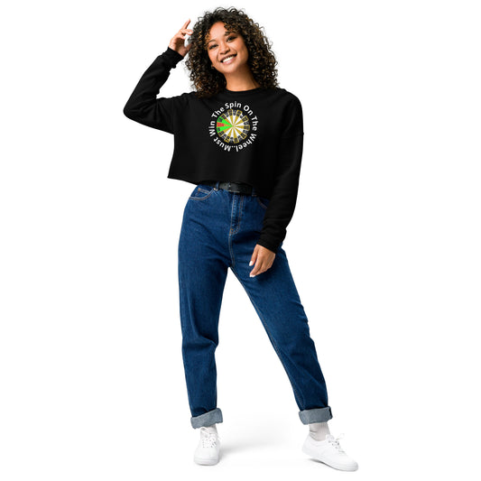 Crop Sweatshirt - The Price Is Right - Spin The Wheel