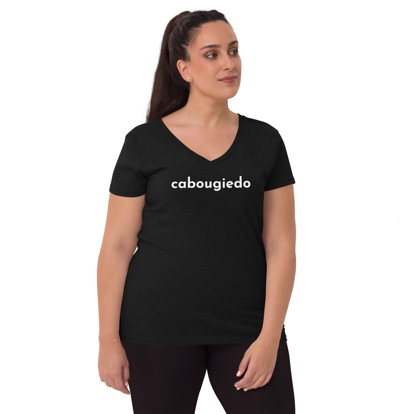 Women’s recycled v-neck t-shirt - CaBougieDo