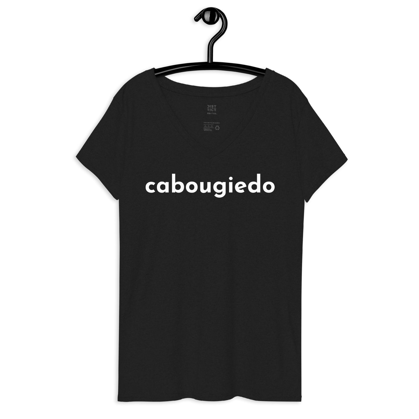 Women’s recycled v-neck t-shirt - CaBougieDo