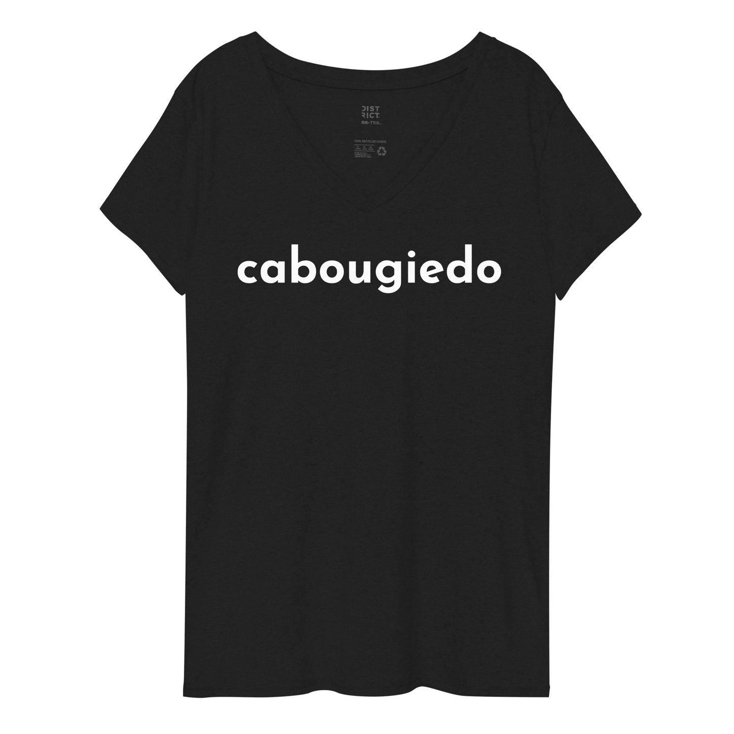 Women’s recycled v-neck t-shirt - CaBougieDo