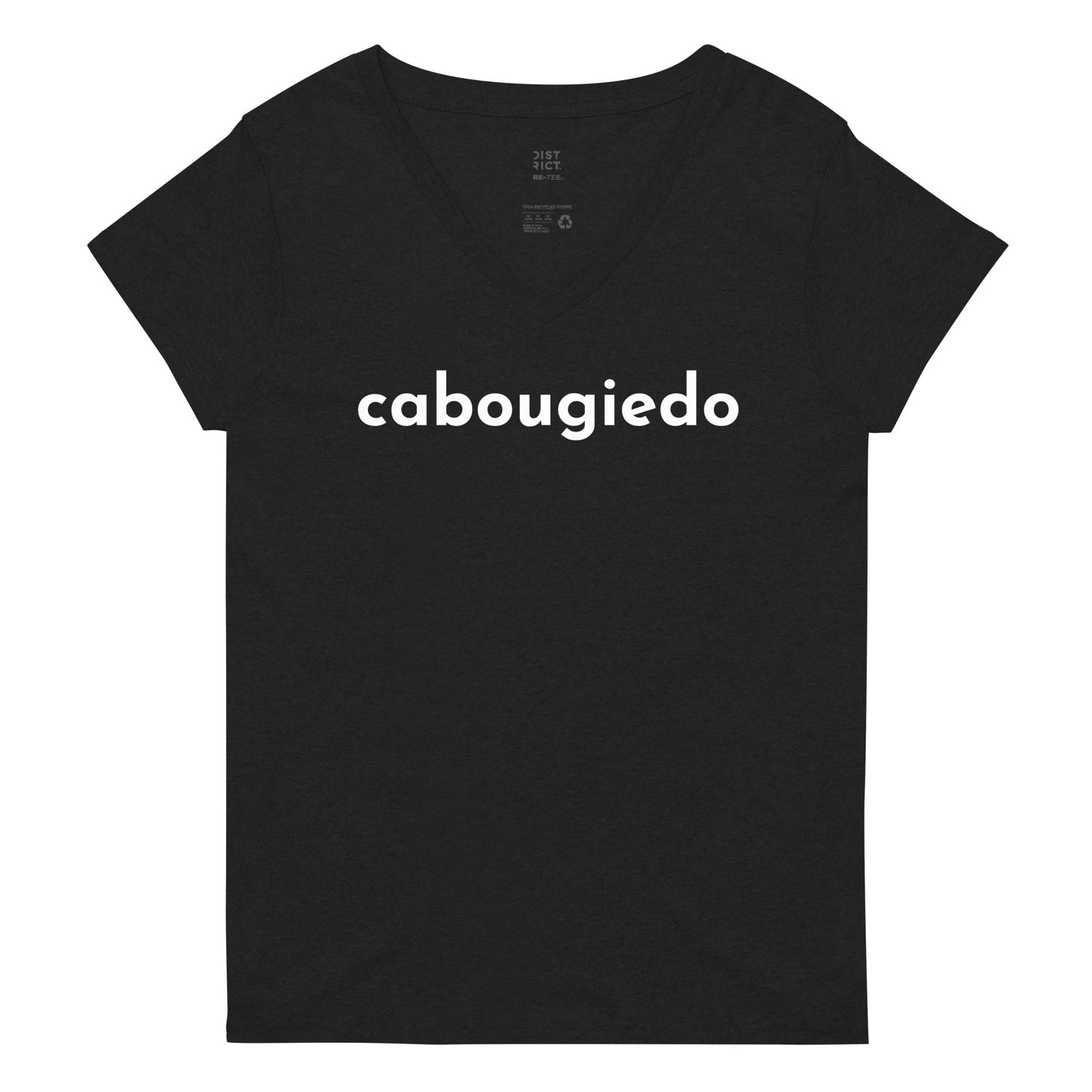 Women’s recycled v-neck t-shirt - CaBougieDo