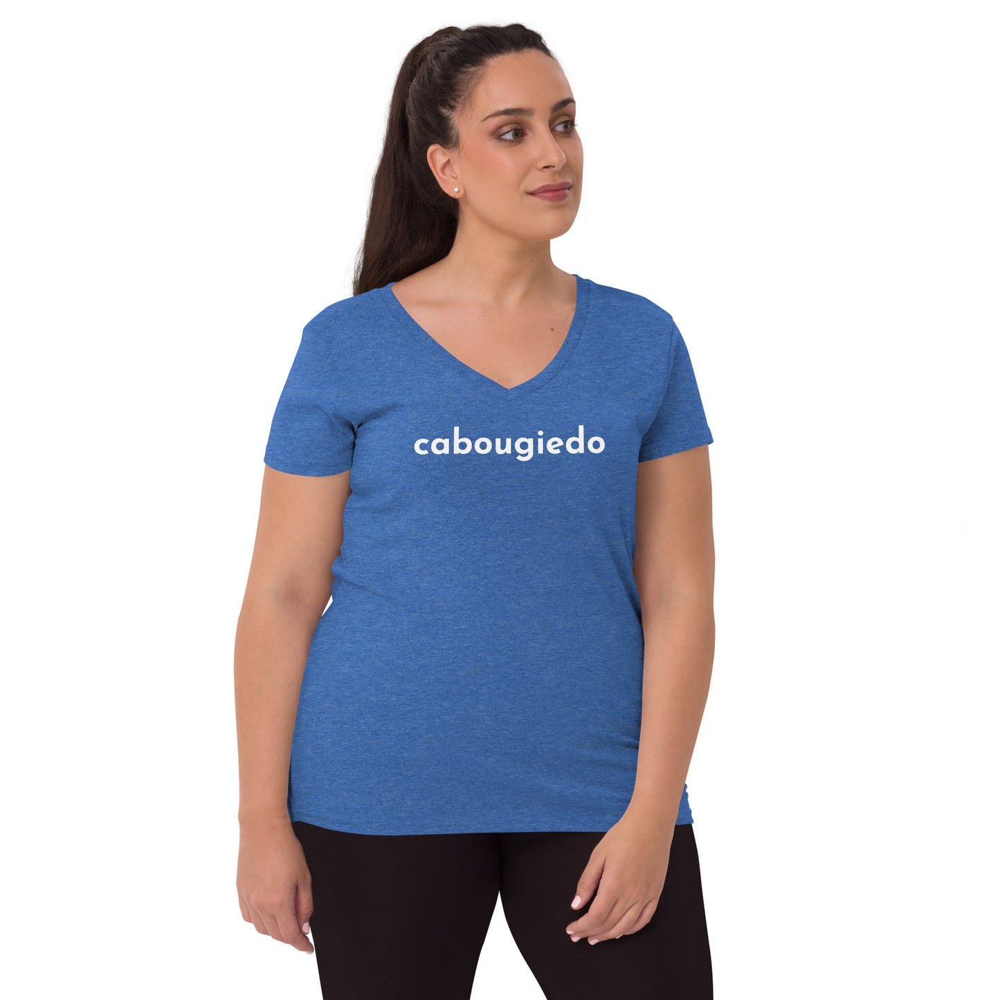 Women’s recycled v-neck t-shirt - CaBougieDo