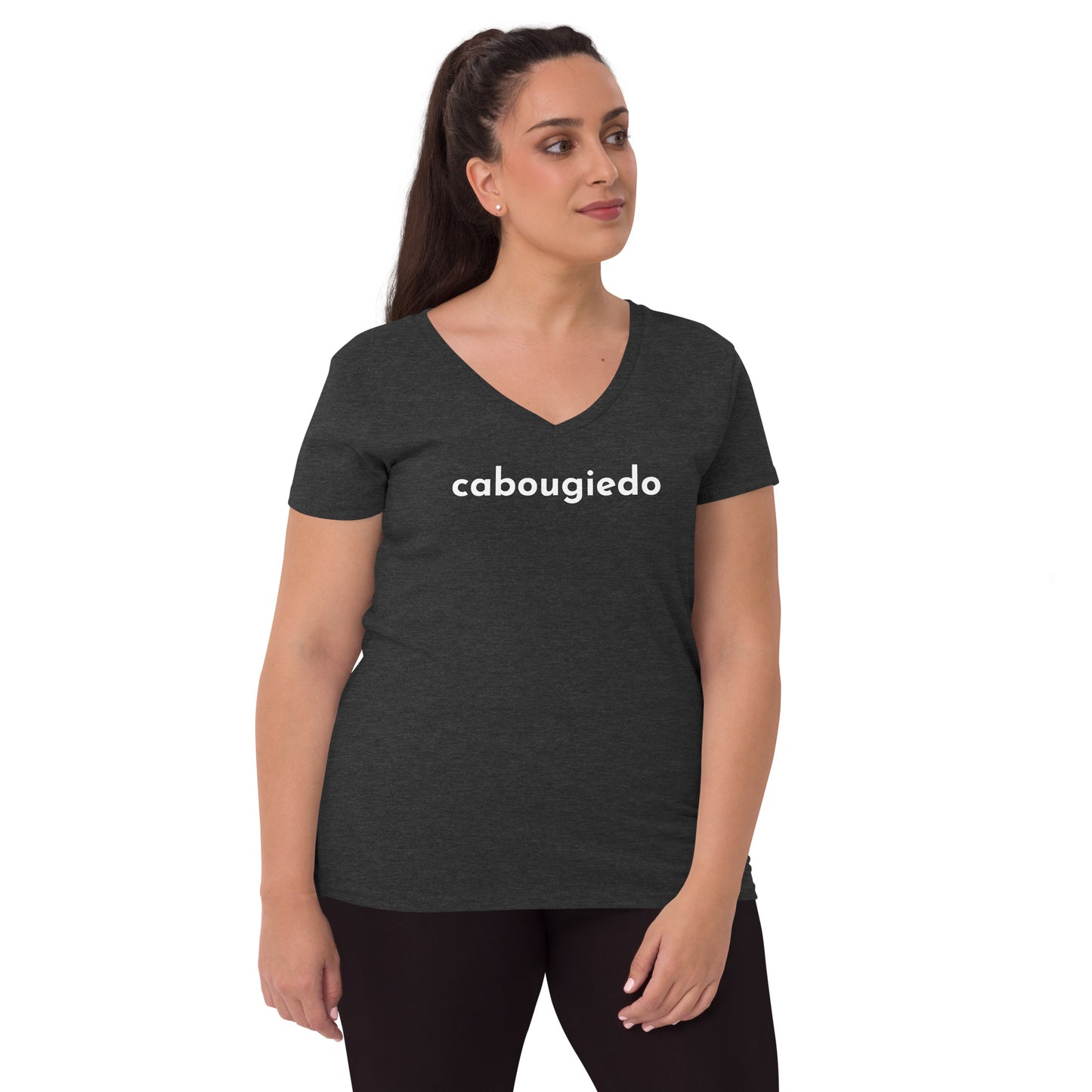 Women’s recycled v-neck t-shirt - CaBougieDo