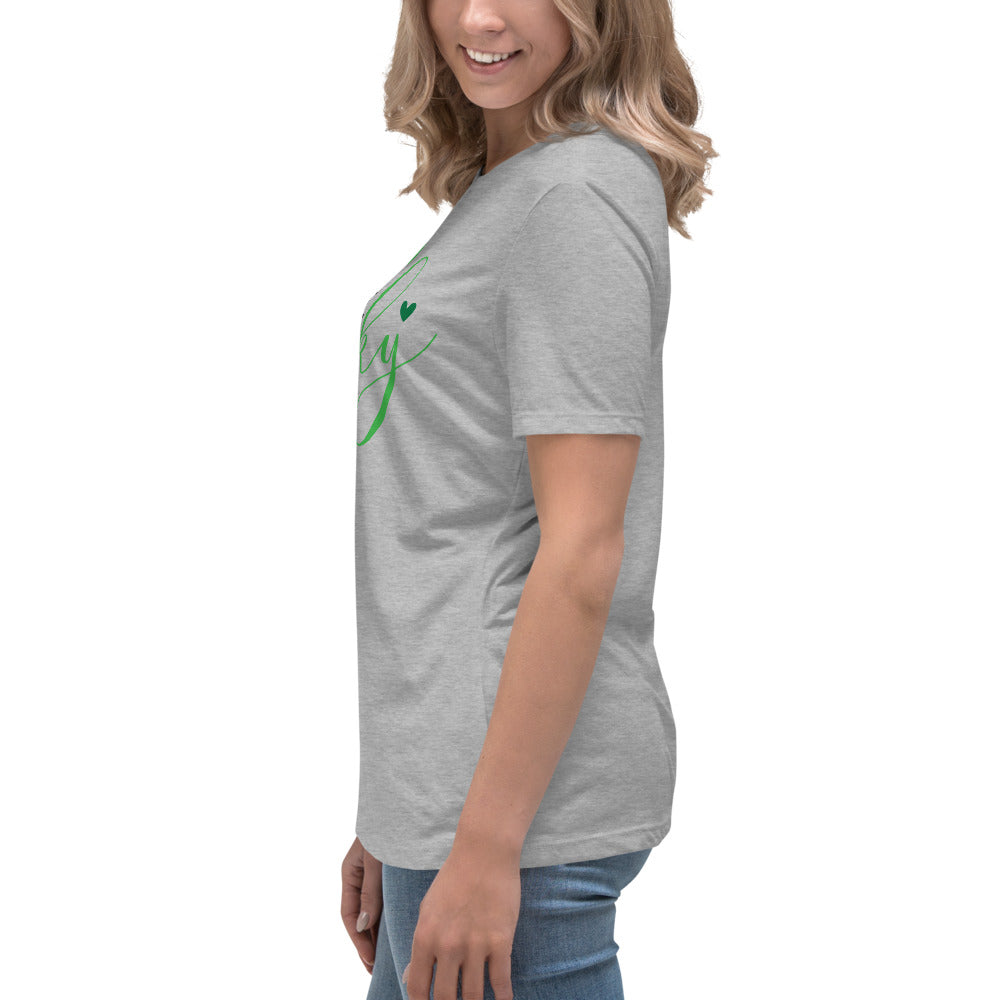 Women's Relaxed T-Shirt - St Patty's Day One Lucky Mama