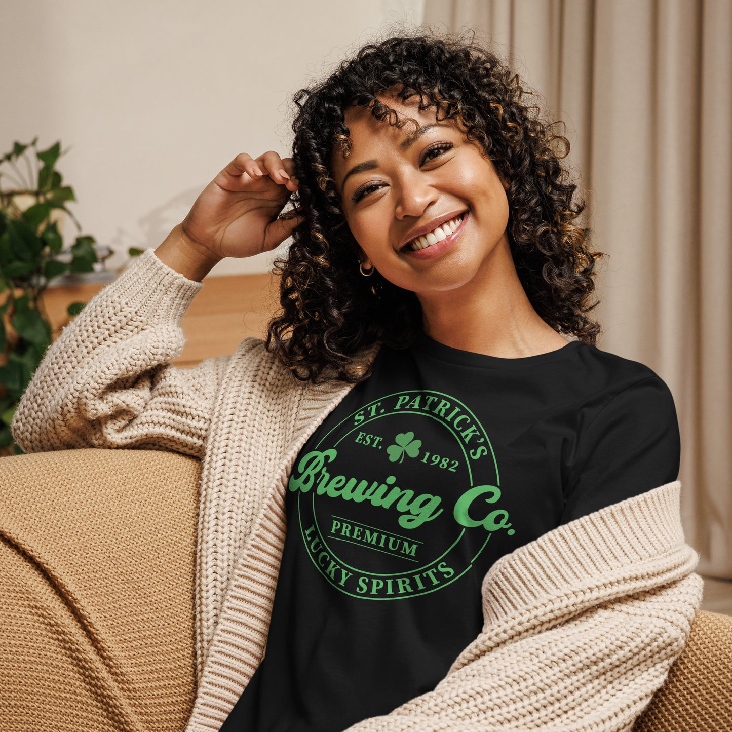 Women's Relaxed T-Shirt - St Patty's Day Brewing Co.