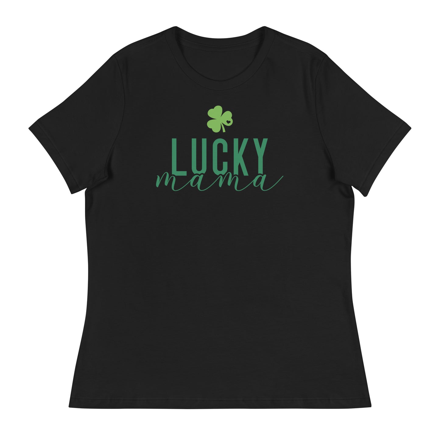 Women's Relaxed T-Shirt - St Patty's Day Lucky Mama