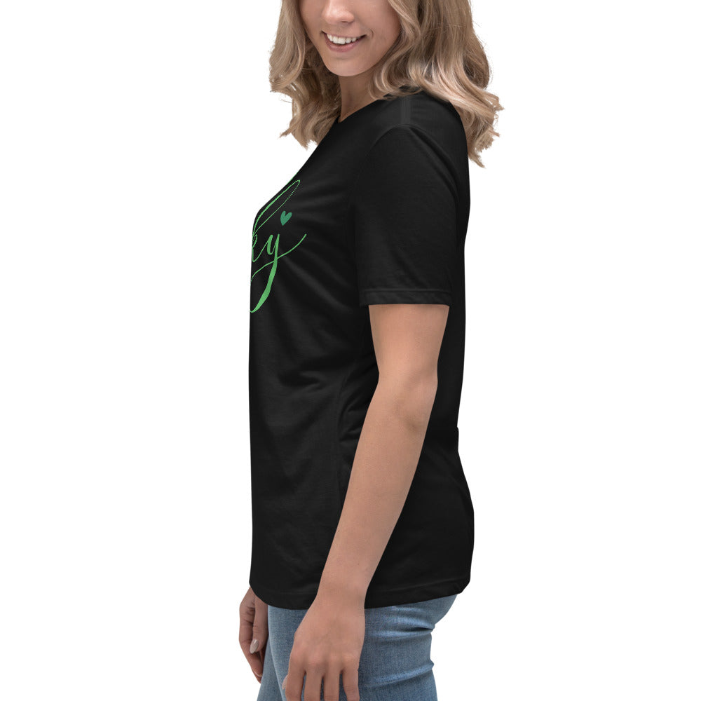 Women's Relaxed T-Shirt - St Patty's Day One Lucky Mama