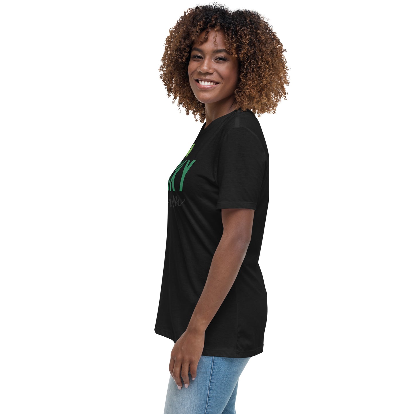 Women's Relaxed T-Shirt-LuckyCharm