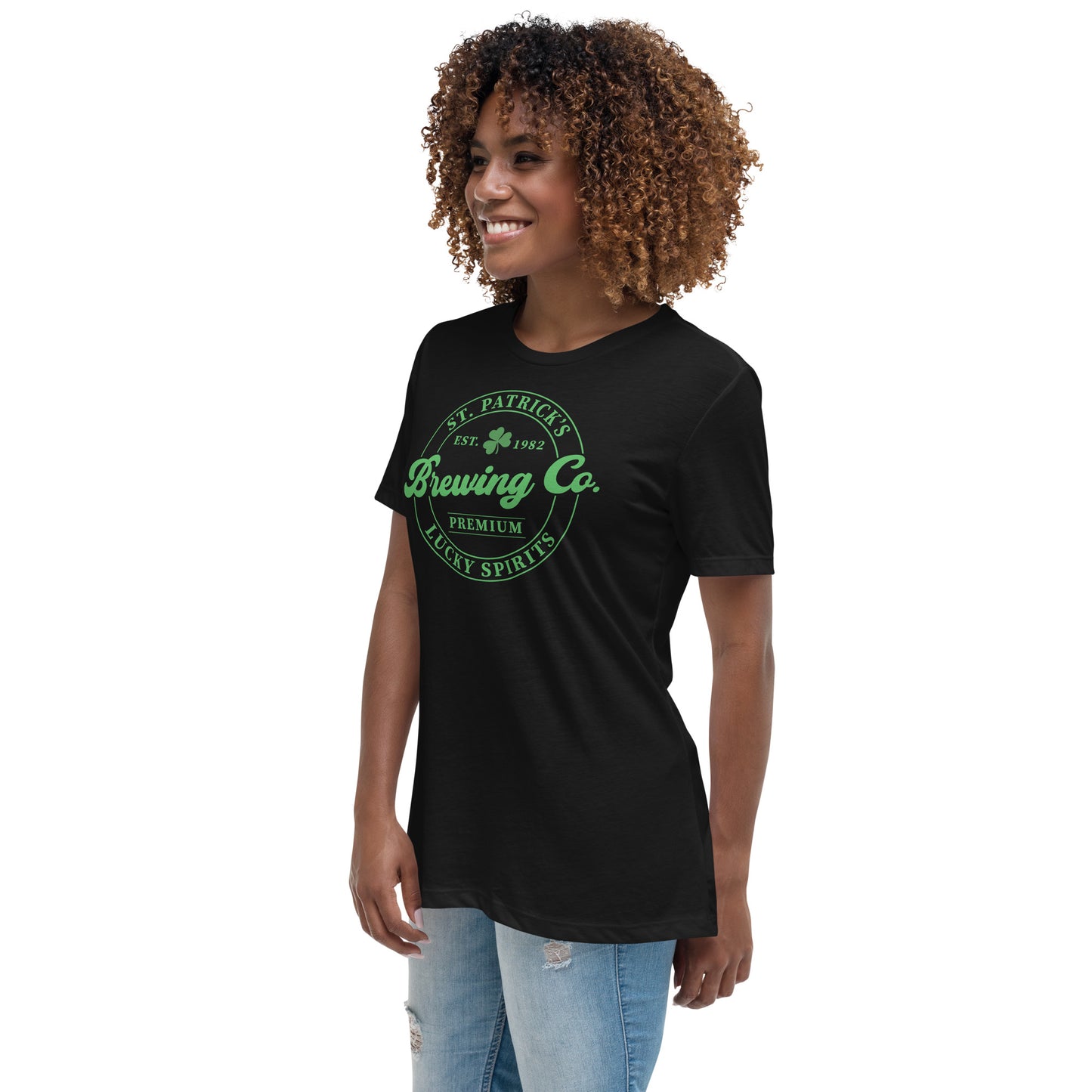 Women's Relaxed T-Shirt - St Patty's Day Brewing Co.