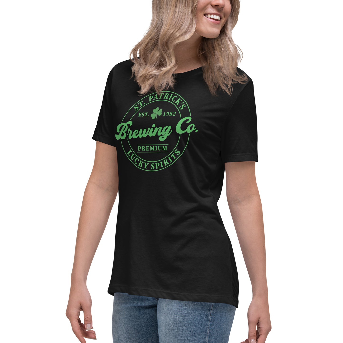 Women's Relaxed T-Shirt - St Patty's Day Brewing Co.