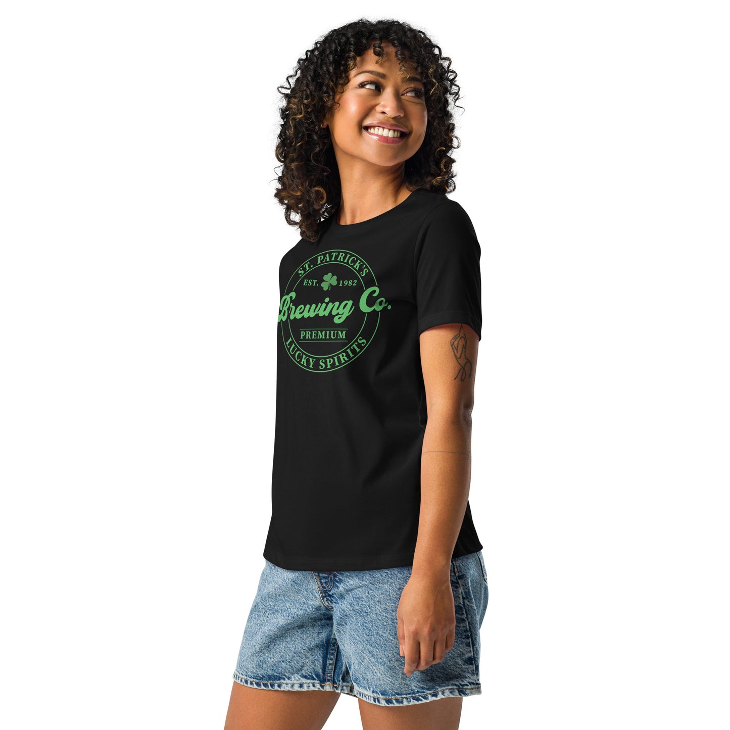 Women's Relaxed T-Shirt - St Patty's Day Brewing Co.